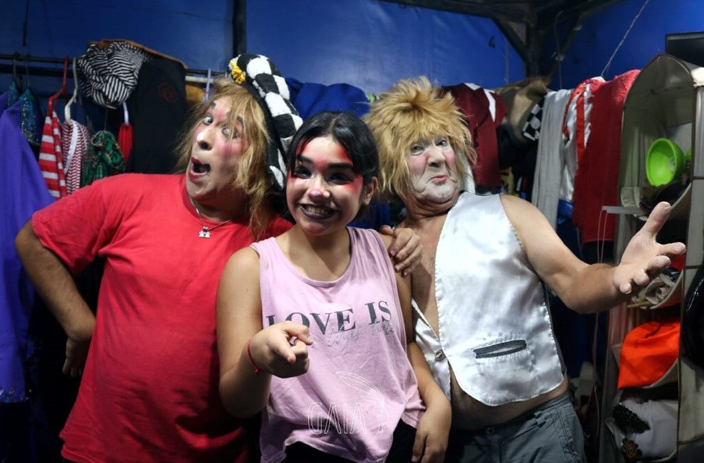 Una familia de payasos