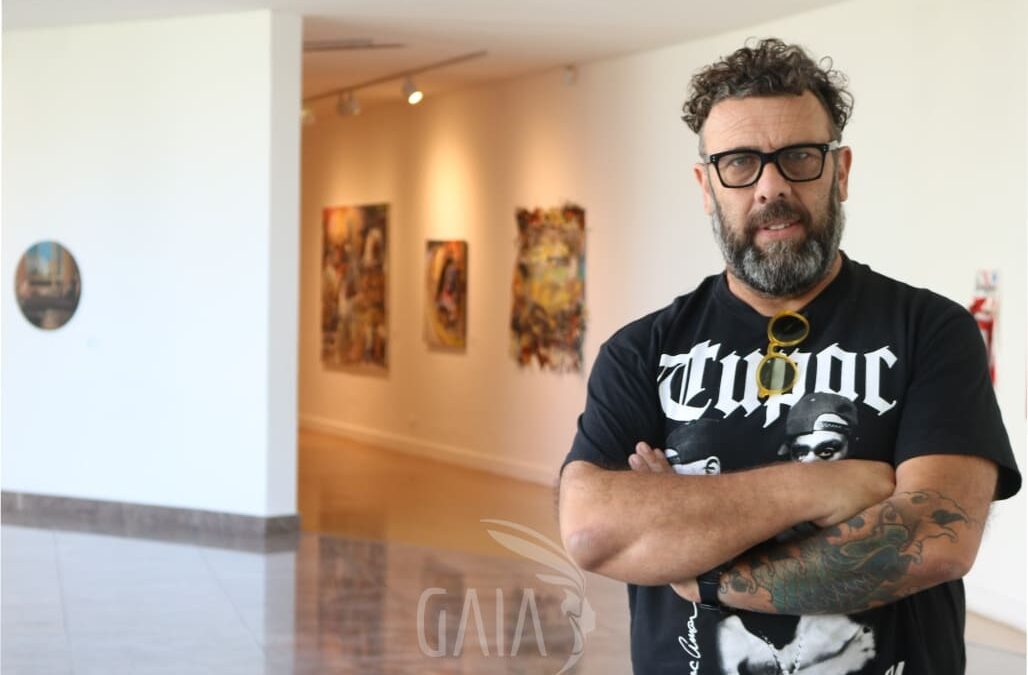“Hay que pintar poniendo el cuerpo”